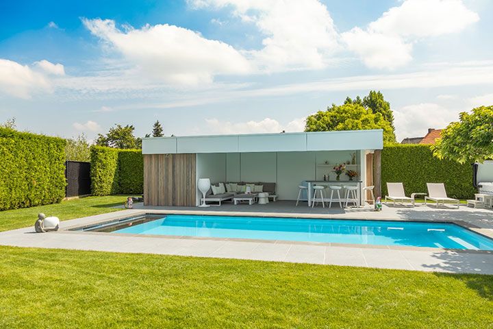 Moderne poolhouses | Tuin Luxe